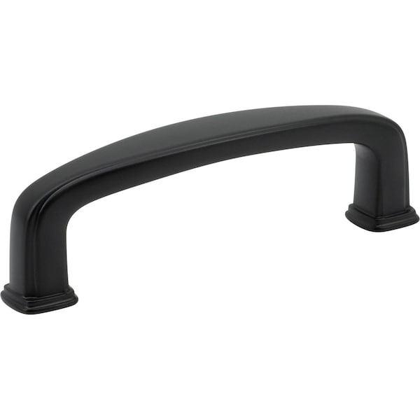 Designperfect 3'' Center-to-Center Square Cabinet Pull, Matte/Flat Black, 25PK - DPA25S872BLK