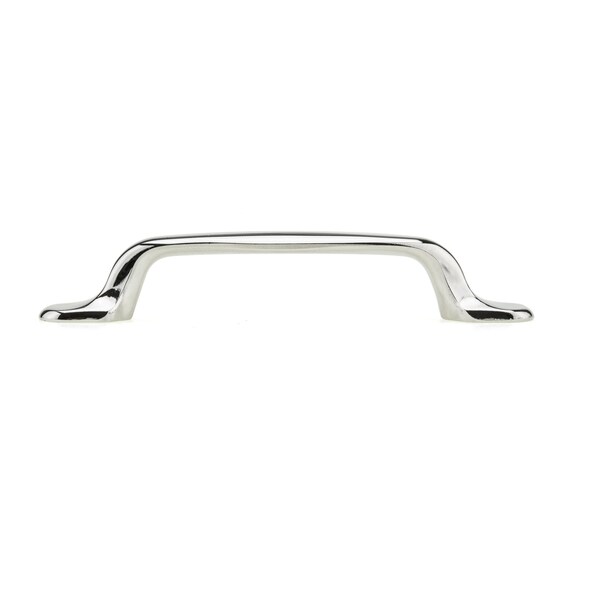 Richelieu 3 3/4 in (96 mm) Center-to-Center Chrome Traditional Drawer Pull - BP2377596140
