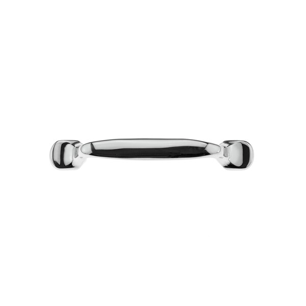 Richelieu 3 3/4 in (96 mm) Center-to-Center Chrome Traditional Drawer Pull - BP2377596140