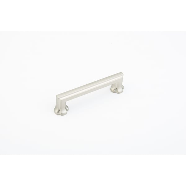 Schaub 4in Center to Center Empire Cabinet Pull Satin Nickel Finish - 877-15