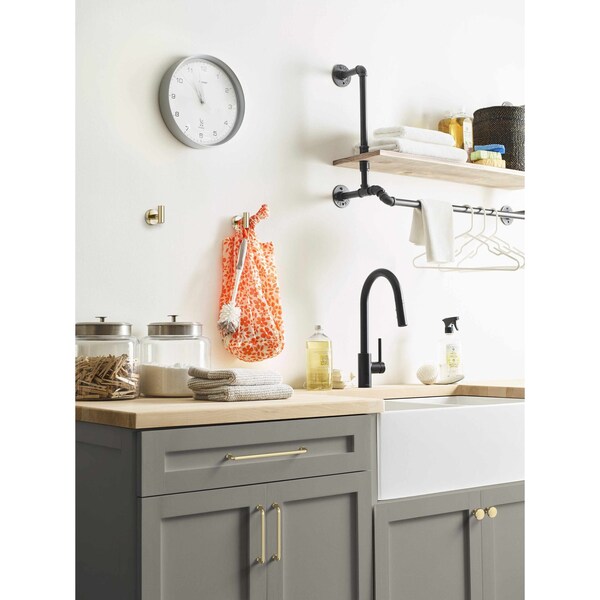Amerock Factor 3-3/4 inch 96mm Center-to-Center Golden Champagne Cabinet Pull - BP36781BBZ
