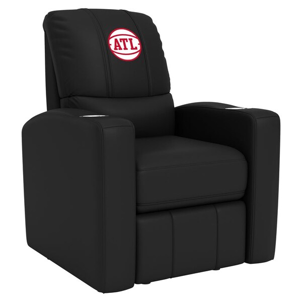 Dreamseat Stealth Recliner with Atlanta Hawks Secondary Logo - XZ52082CDSMHTBLK-PSNBA30003
