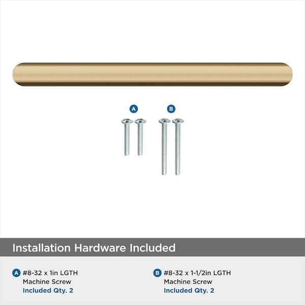Amerock Revolve 5-1/16 inch 128mm Center-to-Center Champagne Bronze Cabinet Pull - BP36853CZ