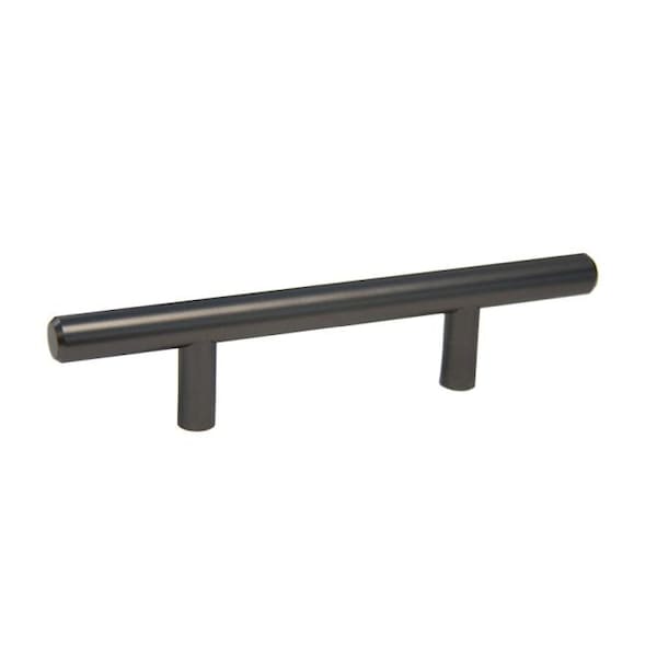 Crown 6" Bar Cabinet Pull with 3" Center to Center Dark Pewter Finish - CHP106DP