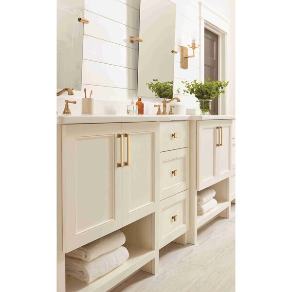 Amerock Appoint 5-1/16 in 128 mm Center-to-Center Champagne Bronze Cabinet Pull - BP36760CZ