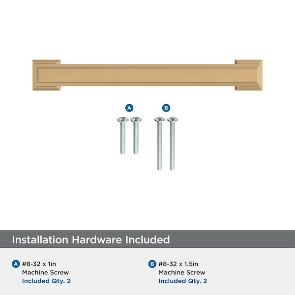 Amerock Appoint 5-1/16 in 128 mm Center-to-Center Champagne Bronze Cabinet Pull - BP36760CZ