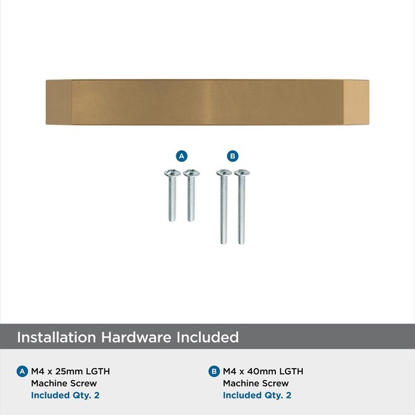 Amerock Premise 3-3/4 in 96 mm Center-to-Center Champagne Bronze Cabinet Pull - BP36844CZ