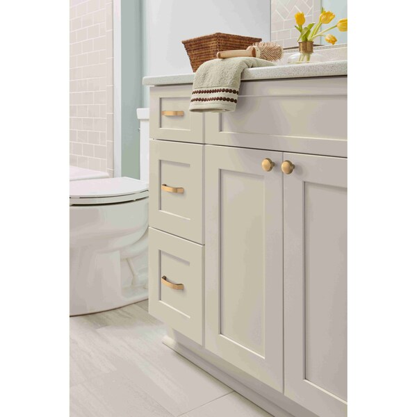 Amerock Premise 3-3/4 in 96 mm Center-to-Center Champagne Bronze Cabinet Pull - BP36844CZ