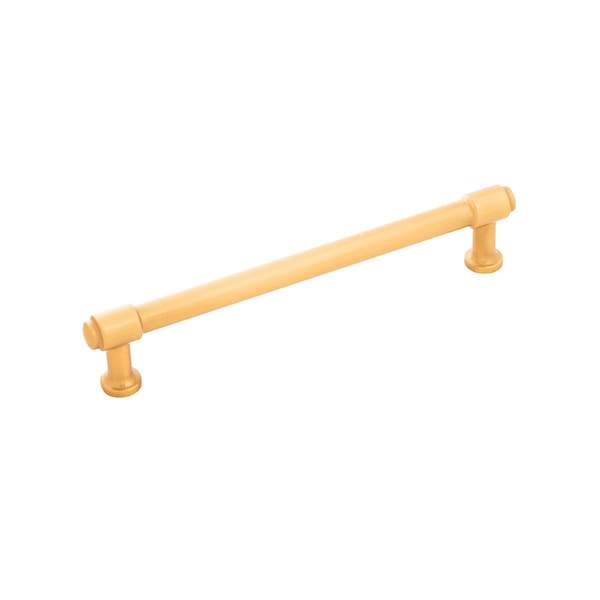 Gan Eden 160 mm Center-Center Style Cabinet Pull, Brushed Gold Brass - GA1785546