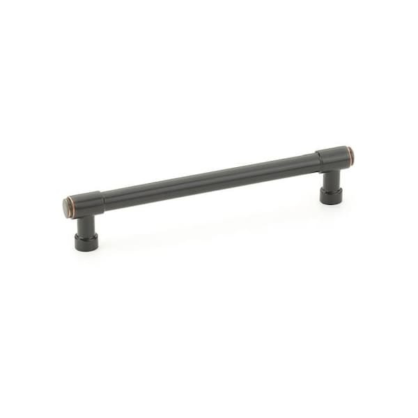 Emtek Jasper Cabinet Pull with 6 in Center to Center Oil Rubbed Bronze Finish - 86689US10B