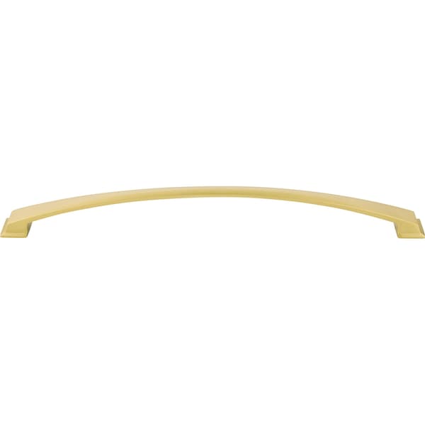Jeffrey Alexander 305 mm Center-to-Center Brushed Gold Arched Roman Cabinet Pull - 944-305BG