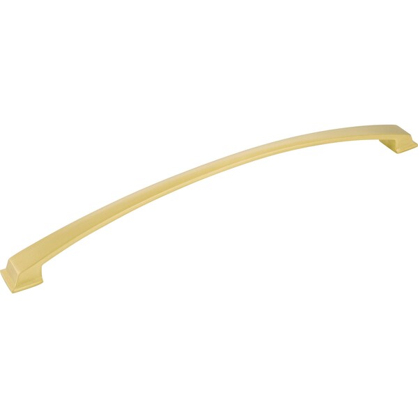 Jeffrey Alexander 305 mm Center-to-Center Brushed Gold Arched Roman Cabinet Pull - 944-305BG