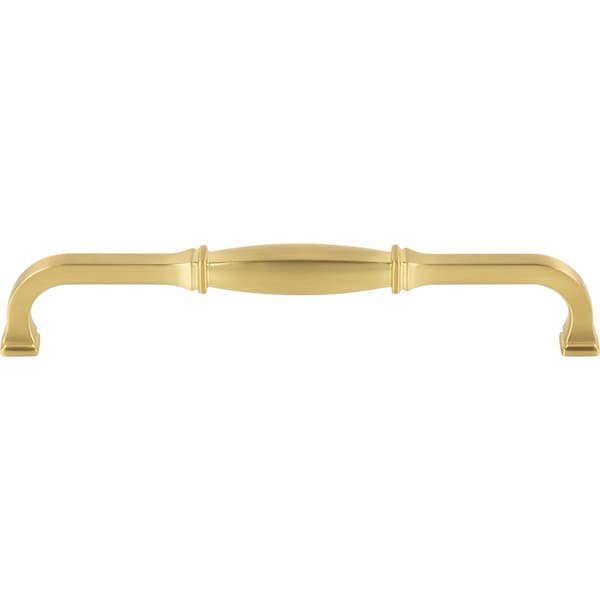 Jeffrey Alexander 192 mm Center-to-Center Brushed Gold Audrey Cabinet Pull - 278-192BG