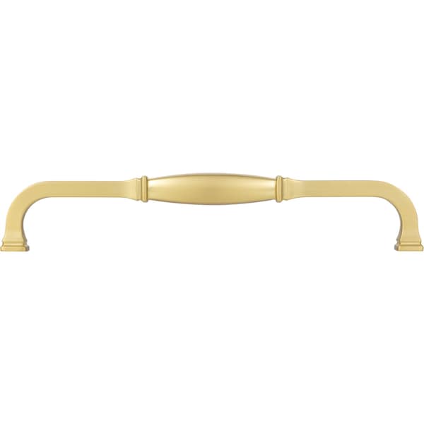 Jeffrey Alexander 192 mm Center-to-Center Brushed Gold Audrey Cabinet Pull - 278-192BG