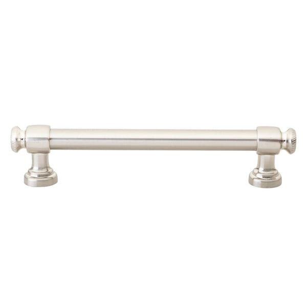 Gliderite Hardware 5-1/16 in. Center to Center Satin Nickel Classic Euro Bar Pull - 4361-128-SN, 5PK - 4361-128-SN-5