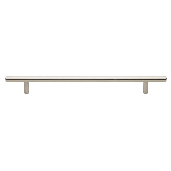Gliderite Hardware 9 in. Center to Center Satin Nickel Solid Steel Bar Pull - 5012-228-SS - 5012-228-SS-1
