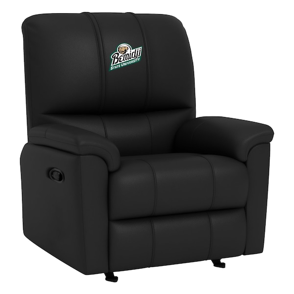 Dreamseat Rocker Recliner with Bemidji State University Secondary Logo - XZ52031CDRRBLK-PSCOL13871