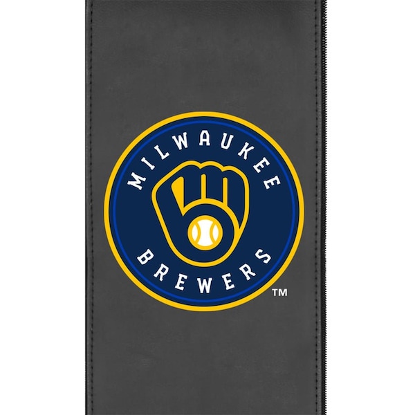 Dreamseat Relax Recliner with Milwaukee Brewers Primary Logo - XZ418301RHTCDBLK-PSMLB21052