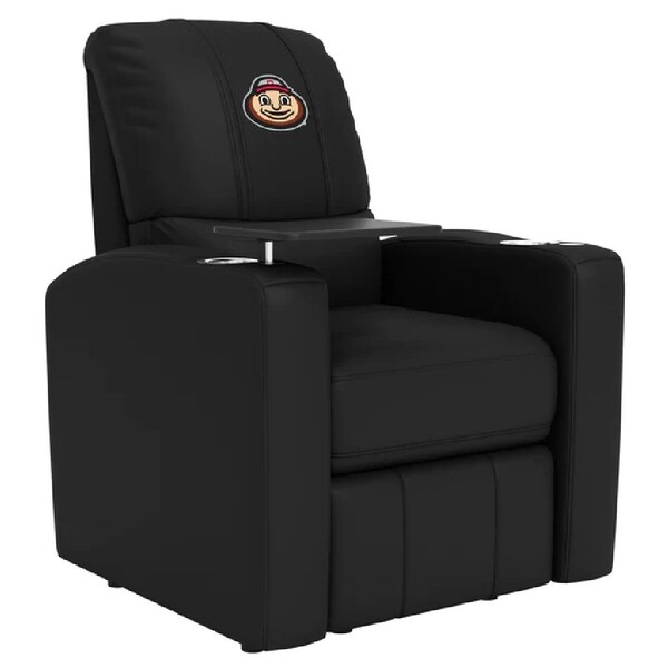 Dreamseat Stealth Power Plus Recliner with Ohio State Buckeyes Brutus Head Logo - XZ520823901CDSMHTUSBBLK-PSCOL11051