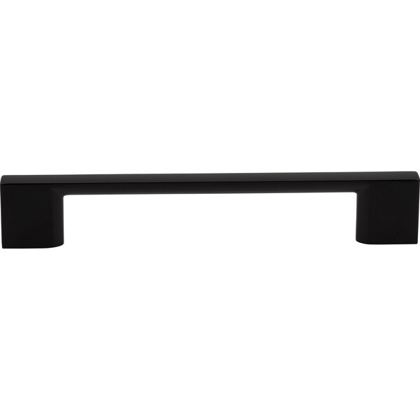 Designperfect 5-1/16'' Center-to-Center Square Cabinet Pull, Matte/Flat Black, 10PK - DPA10S794BLK