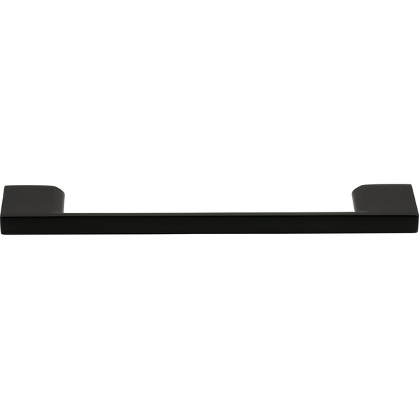 Designperfect 5-1/16'' Center-to-Center Square Cabinet Pull, Matte/Flat Black, 10PK - DPA10S794BLK