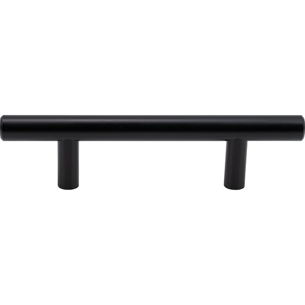 Designperfect 3'' Center-to-Center Cabinet Bar Pull, Matte/Flat Black, 25PK - DPA25T202BLK