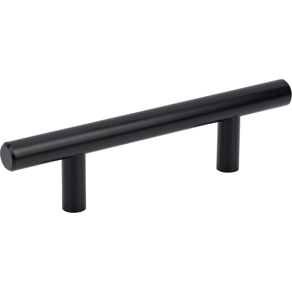 Designperfect 3'' Center-to-Center Cabinet Bar Pull, Matte/Flat Black, 25PK - DPA25T202BLK