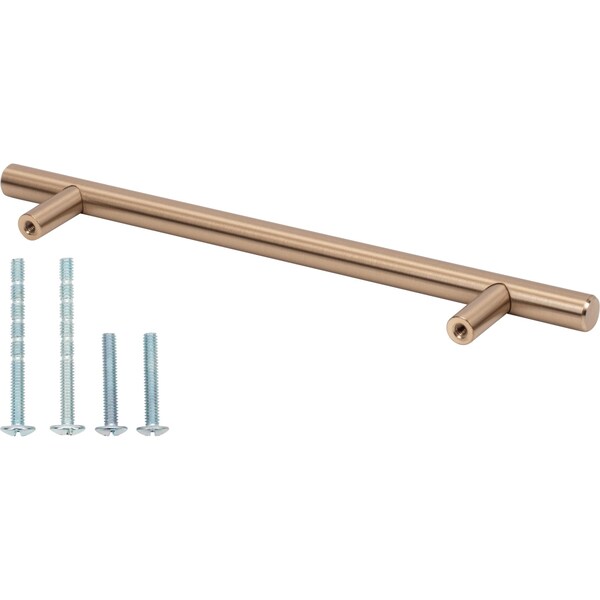Designperfect 6-5/16'' Center-to-Center Bar Pull, Champagne Bronze/Gold - DPA-T205CBZ