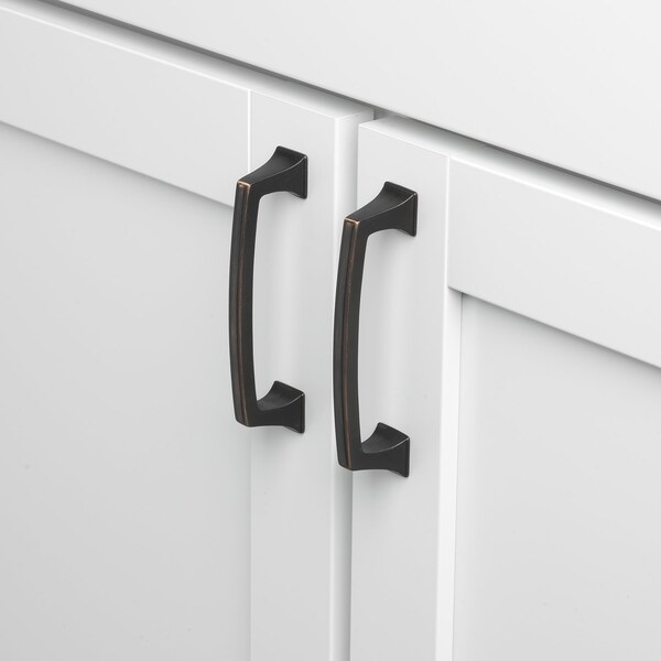 Gliderite Hardware 3-3/4 in. Center to Center Cabinet Base Pull - 87380-96-ORB, 25PK - 87380-96-ORB-25