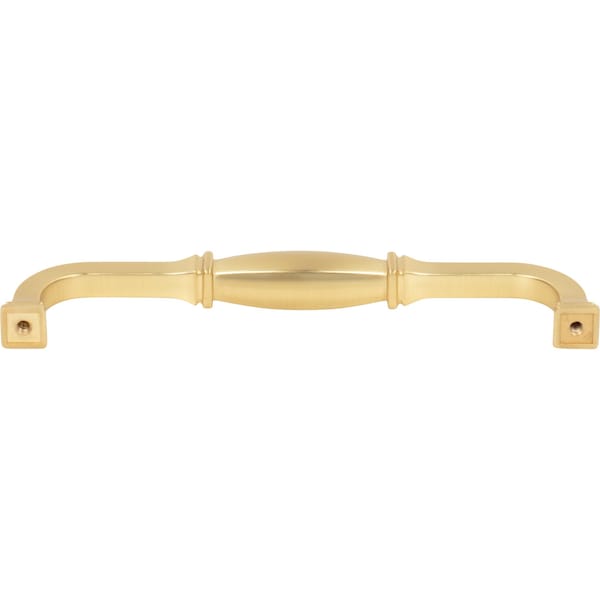 Jeffrey Alexander 160 mm Center-to-Center Brushed Gold Audrey Cabinet Pull - 278-160BG