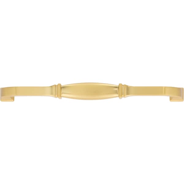Jeffrey Alexander 160 mm Center-to-Center Brushed Gold Audrey Cabinet Pull - 278-160BG