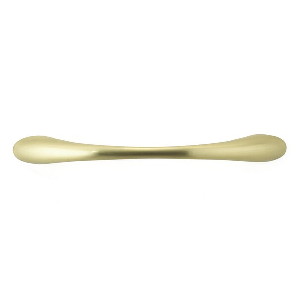 Richelieu 3-3/4 in. (96 mm) Center-to-Center Satin Brass Contemporary Drawer Pull - BP65017160