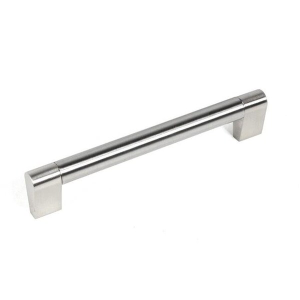 Contempo Living Contempo Living W0802-7 7 in. Stainless Steel with Brushed Nickel Cabinet Handle - W0802-7