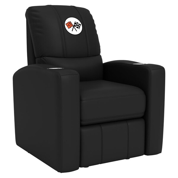 Dreamseat Stealth Recliner with Corvette C2 Logo - XZ52082CDSMHTBLK-PSGMC61040