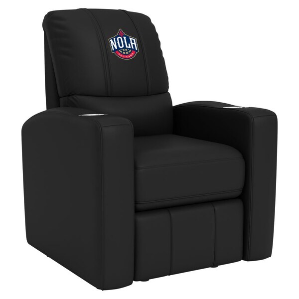 Dreamseat Stealth Recliner with New Orleans Pelicans Nola Logo - XZ52082CDSMHTBLK-PSNBA31084