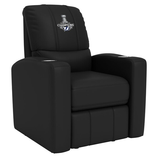 Dreamseat Stealth Recliner with Tampa Bay Lightning 2021 Stanley Cup Champions Logo - XZ52082CDSMHTBLK-PSNHL42063
