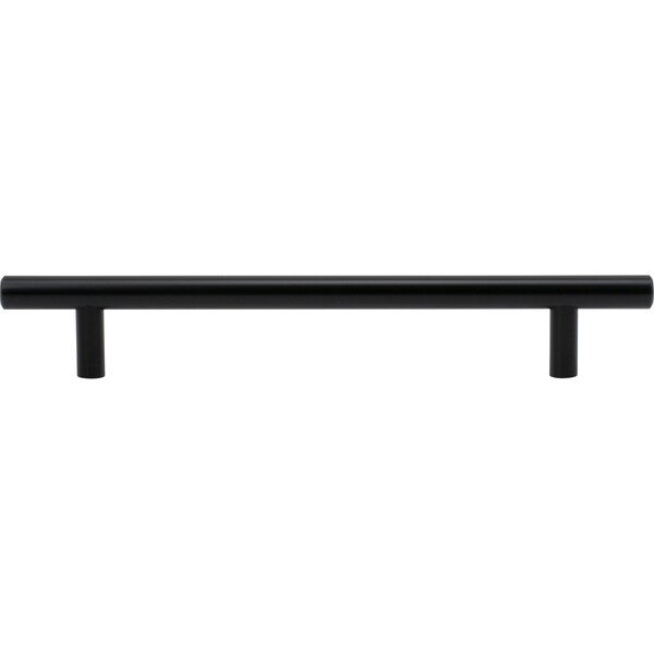 Designperfect 6-5/16'' Center-to-Center Cabinet Bar Pull, Matte/Flat Black, 10PK - DPA10T205BLK