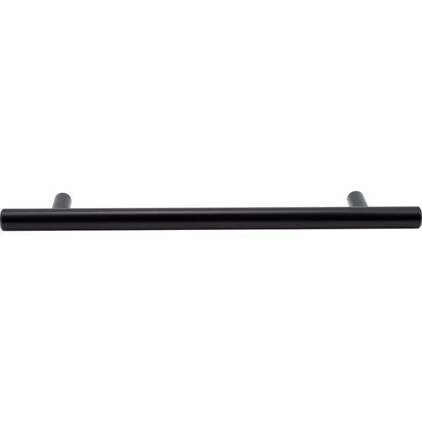 Designperfect 6-5/16'' Center-to-Center Cabinet Bar Pull, Matte/Flat Black, 10PK - DPA10T205BLK