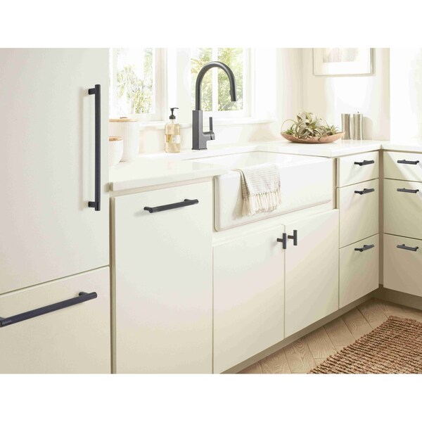 Amerock Bronx 10-1/16 in 256 mm Center-to-Center Black Bronze Cabinet Pull - BP36560BBR