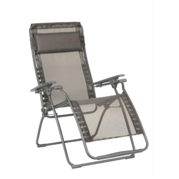 Gfancy Fixtures 27.6 x 64.2 x 45.3 in. Powder Coated Recliner; Graphite - GF3667450