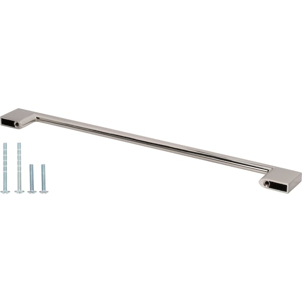 Designperfect 10-1/16'' Center-to-Center Handle Pull, Brushed Satin Nickel, 10PK - DPA10S799SNB