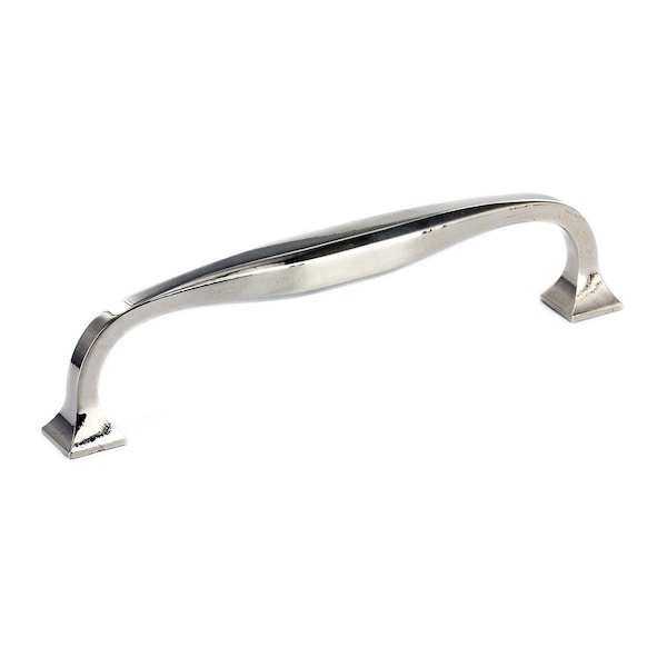 Richelieu 5 1/16 in (128 mm) Center-to-Center Polished Nickel Transitional Cabinet Pull - 3921128180