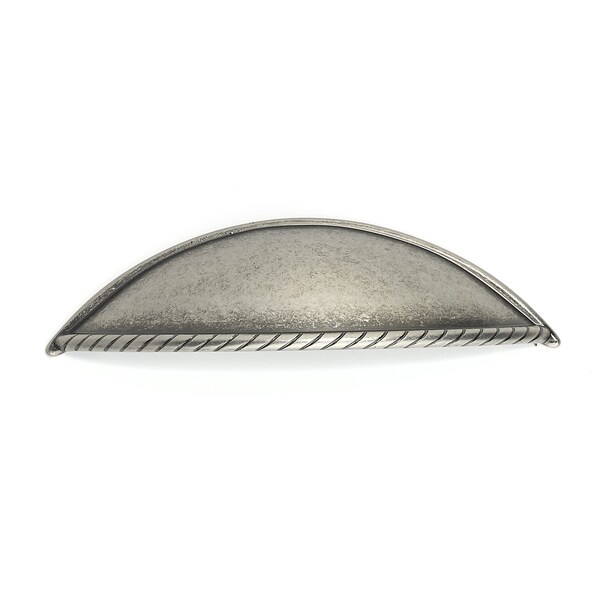 Richelieu 3-3/4 in. (96 mm) Center-to-Center Pewter Traditional Drawer Pull - BP80237142