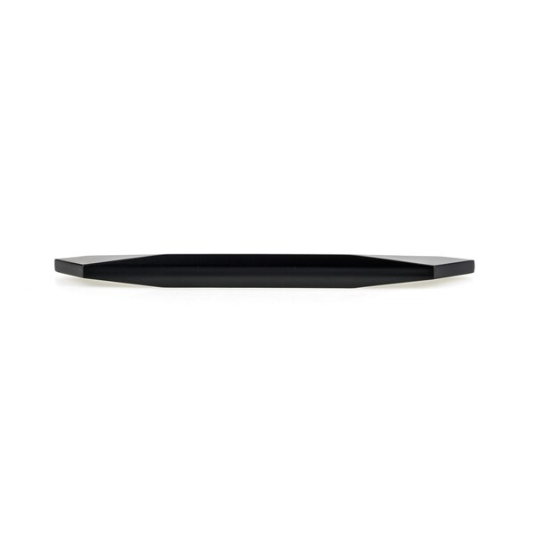Richelieu 6 5/16 in (160 mm) Center-to-Center Matte Black Contemporary Drawer Pull - BP9256160900