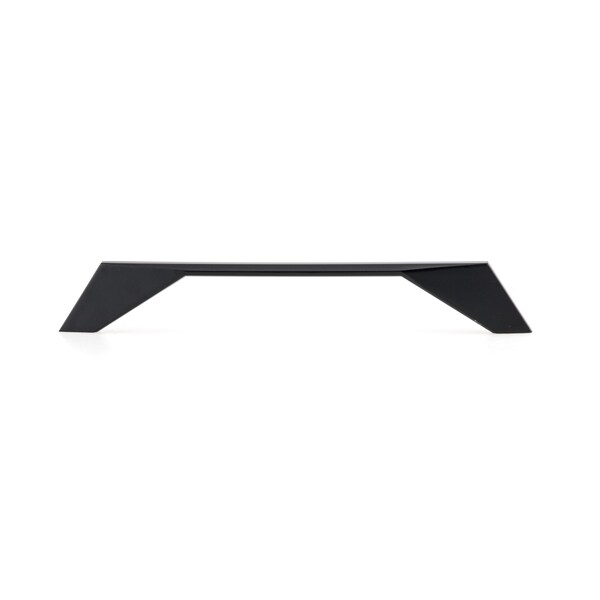 Richelieu 6 5/16 in (160 mm) Center-to-Center Matte Black Contemporary Drawer Pull - BP9256160900