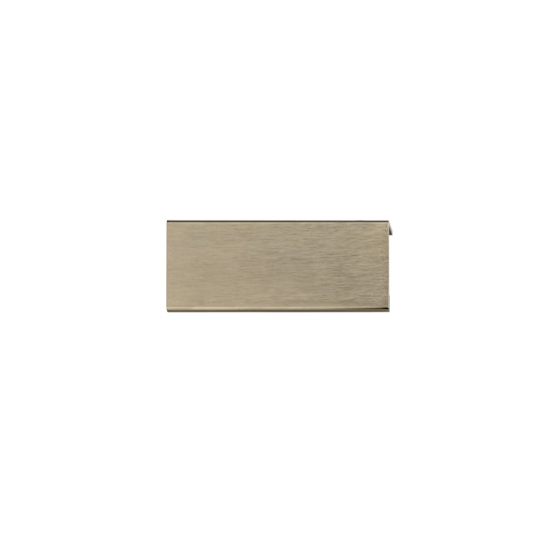 Richelieu Lincoln 3 5/32 in (80 mm) Center-to-Center Champagne Bronze Contemporary Cabinet Pull - BP989880CHBRZ