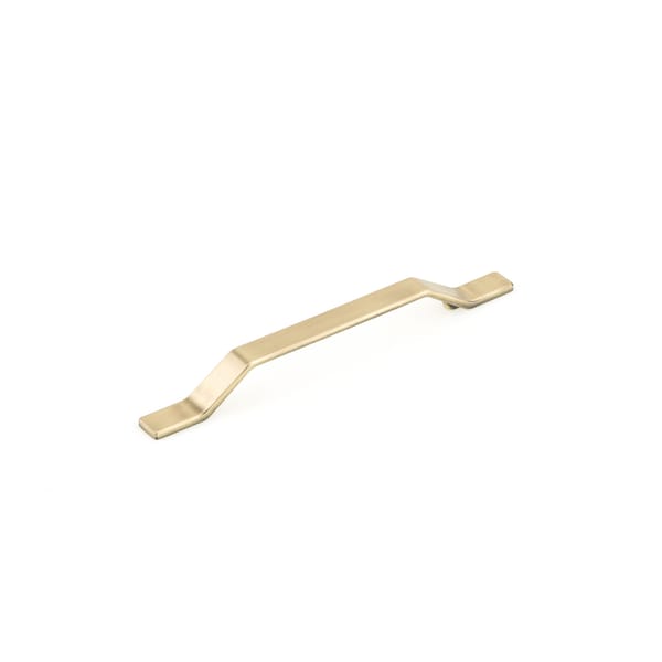 Richelieu 6 5/16 in (160 mm) Center-to-Center Satin Brass Contemporary Drawer Pull - BP7265160160