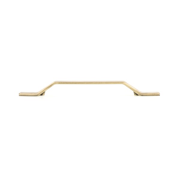 Richelieu 6 5/16 in (160 mm) Center-to-Center Satin Brass Contemporary Drawer Pull - BP7265160160
