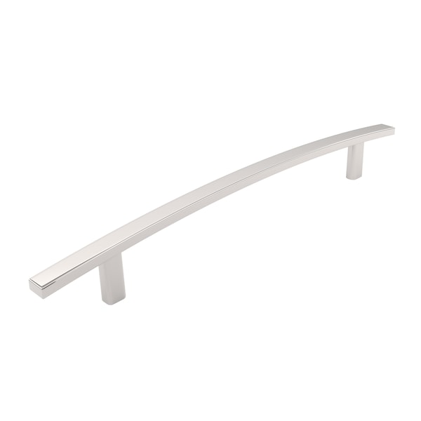 Richelieu Padova Collection 7 9/16-inch (192 mm) Polished Nickel Transitional Rectangular Cabinet Bar Pull - BP650192180