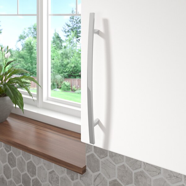 Richelieu Padova Collection 7 9/16-inch (192 mm) Polished Nickel Transitional Rectangular Cabinet Bar Pull - BP650192180